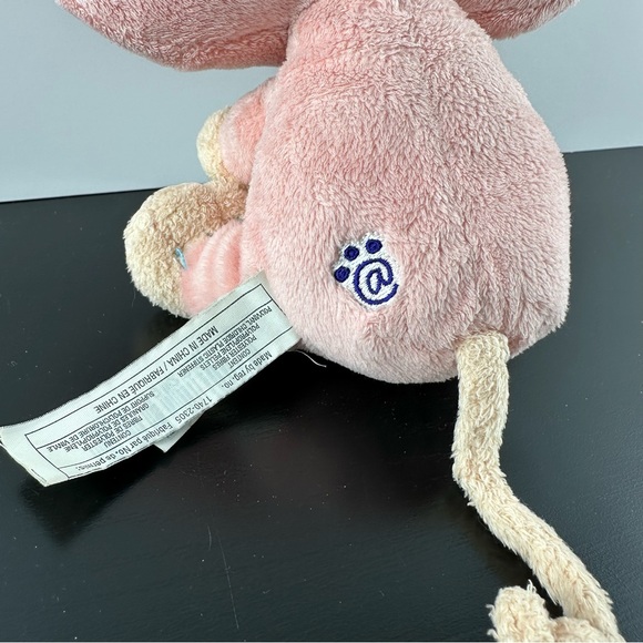 Littlest Pet Shop 2007 Pink Mouse Dots Plush Stuffed Animal Toy Hasbro 9" LPS - Picture 3 of 6